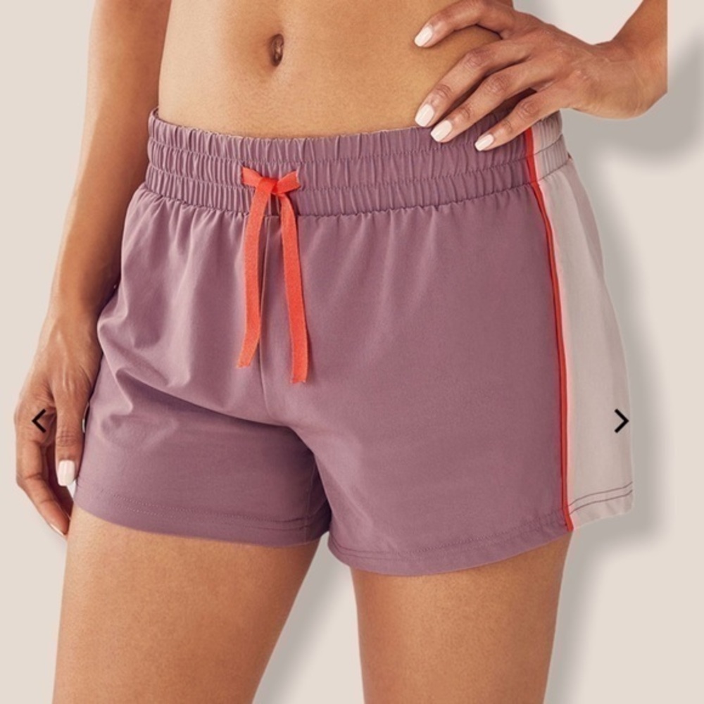 FABLETICS Rouge/Dusty Rose/Tangerine Marley Short Small EUC
